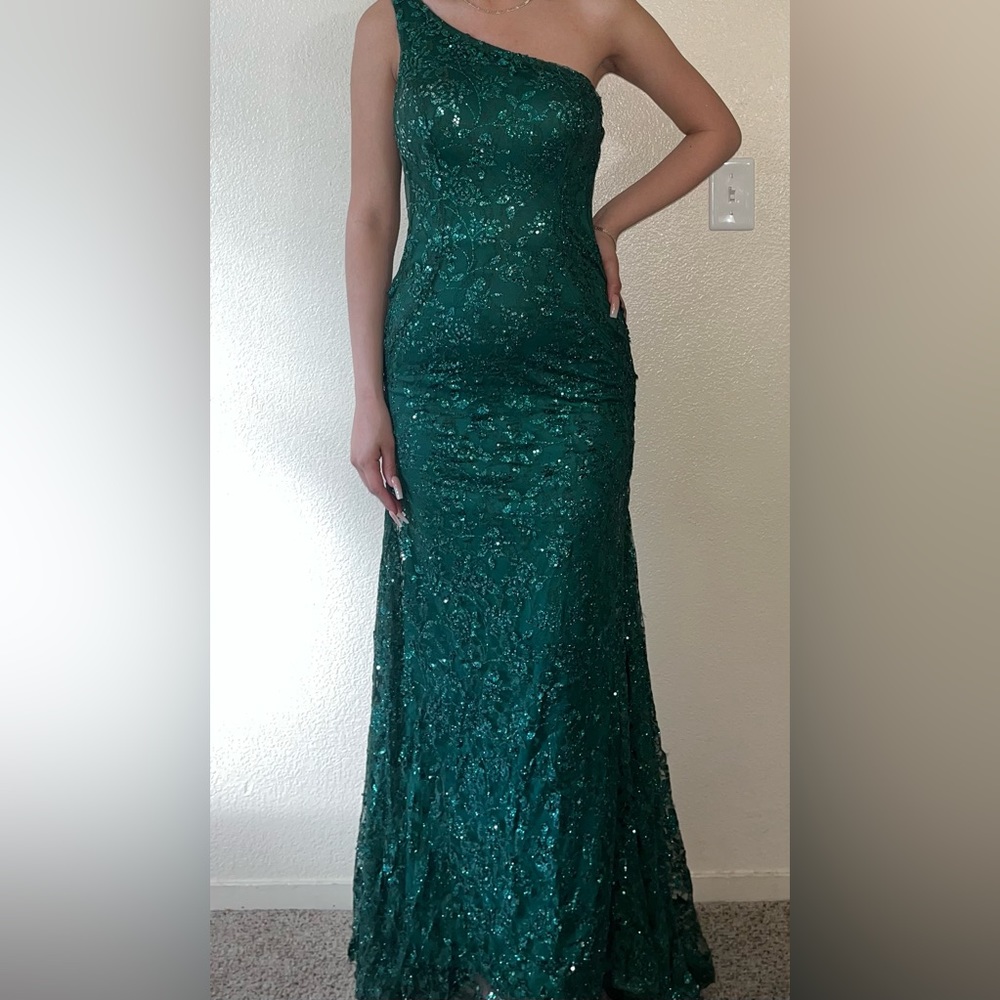 Emerald Green Dress.